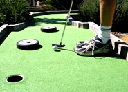 Putting on Mini Golf